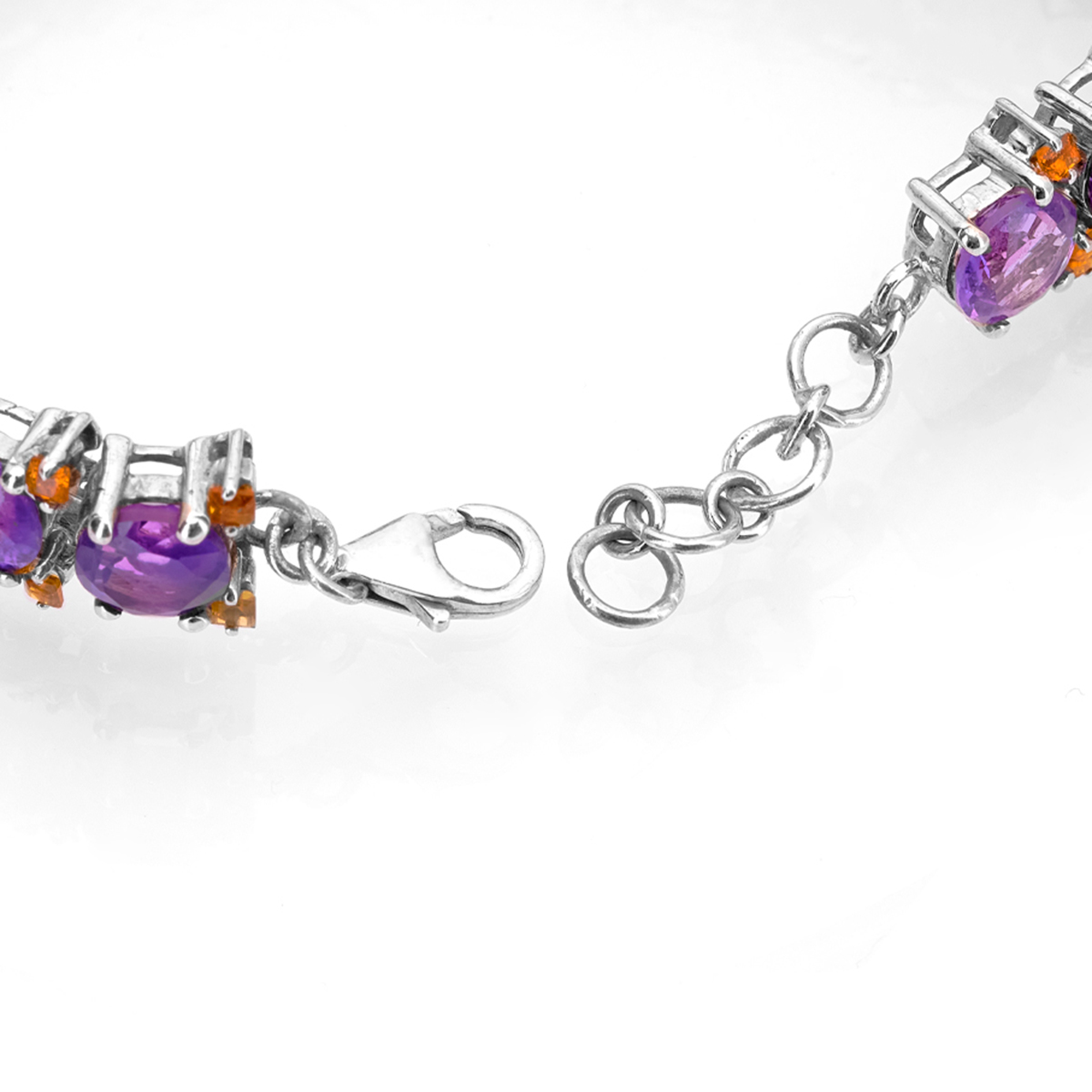 Bracelet amethyste argent Angelica